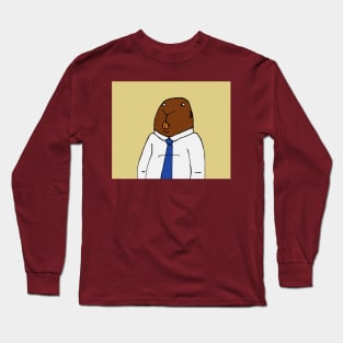 Office Beaver Long Sleeve T-Shirt